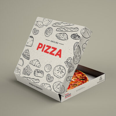 Custom Printed Pizza Packaging Boxes in Dubai