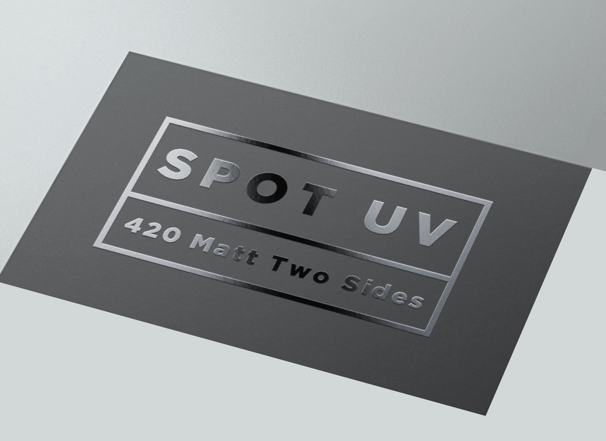 Spot UV Matt Laminated 400gsm