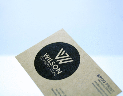 Prado Kinari Craft Paper Business Cards