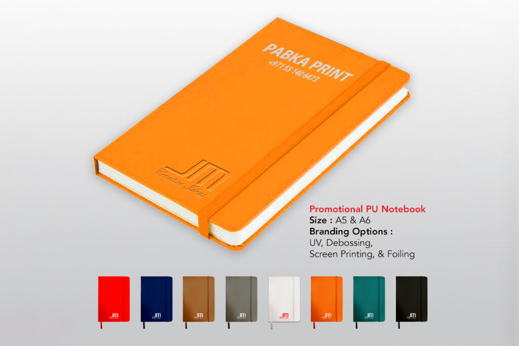notebook orange