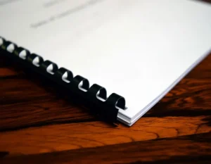 Custom Comb Binding Book Printing and Document Finishing Services in Dubai